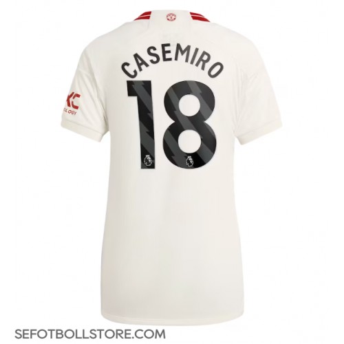 Manchester United Casemiro #18 Replika Tredje Tröja Dam 2023-24 Kortärmad